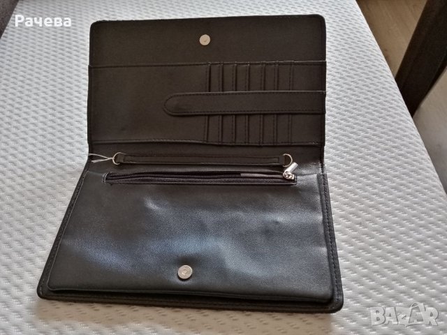 Голям черен портфейл, снимка 3 - Портфейли, портмонета - 34056548