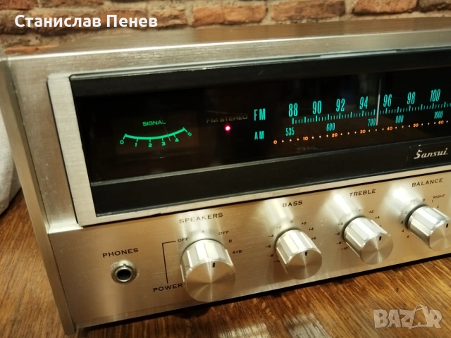 Sansui 551 Vintage Stereo Receiver , снимка 6 - Ресийвъри, усилватели, смесителни пултове - 53288273