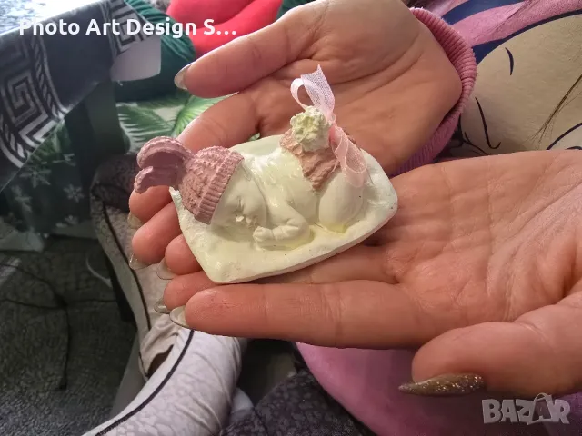 ~•°Гипсови фигурки "Спящо бебче"°•~, снимка 3 - Други - 48639551