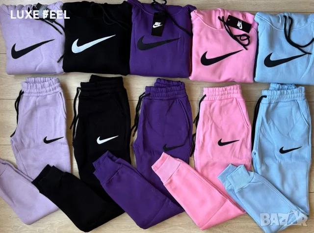 Nike ✨лого Бродирано ✨Дамски Ватирани Екипи 