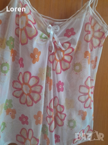 Ново!Бяло боди прашка с цветя, снимка 7 - Бельо - 51527819