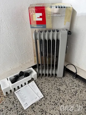 Маслен Радиатор с Колела Einhell MR 715/2, 1500W, с Термостат, 3 Режима!, снимка 2 - Радиатори - 48395601
