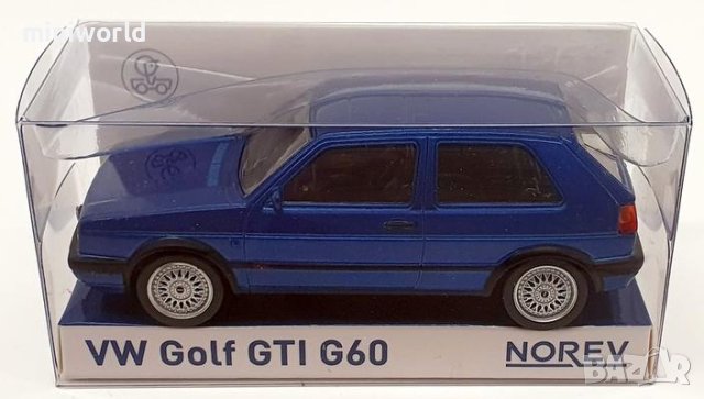 Volkswagen Golf Gti G60 1990 - мащаб 1:43 на Norev моделът е нов в кутийка, снимка 5 - Колекции - 41961427