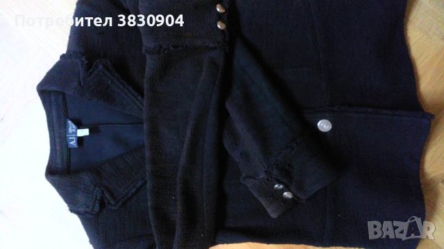 Сако Armani Jeans, черно, IT 46, снимка 7 - Сака - 42195750