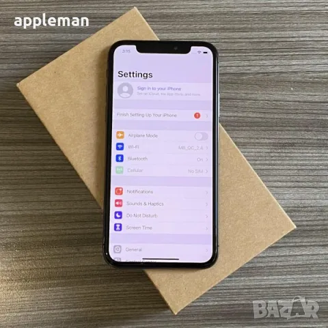 Apple iPhone X 64GB Black Айфон 10 черен Бг меню 100% батерия, снимка 3 - Apple iPhone - 49550059