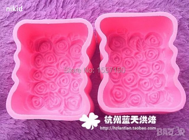 Рози розички завъртулки дълбок силиконов молд калъп форма отливка сапун гипс, снимка 2 - Форми - 35882517