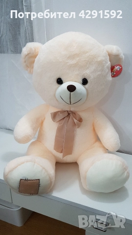 Ново плюшено мече, подарък, височина 50 см., снимка 5 - Романтични подаръци - 52769761