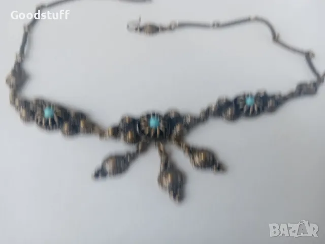 Стар накит,сачан,бронз,гердан,посребрен,колие,носии

, снимка 8 - Антикварни и старинни предмети - 47719684