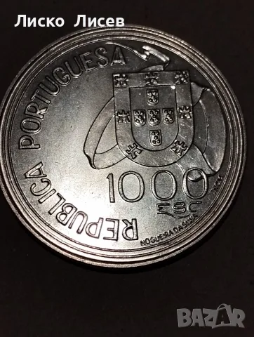 Португалия 1000 ескудо 7 броя сребърни монети, снимка 6 - Нумизматика и бонистика - 56254660