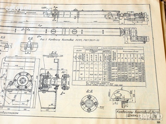 Транспортирующие машины - Атлас конструкций, Москва-1969г., снимка 7 - Специализирана литература - 34384595