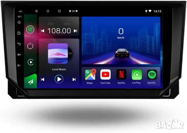 Мултимедия, за Seat Ibiza, 2017,  Двоен дин, Навигация, 2 DIN, плеър, екран, Android, Сеат Ибиза, снимка 8 - Аксесоари и консумативи - 48560929