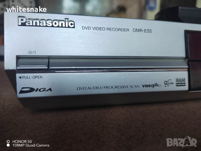 Panasonic DMR-55EB-S, DVD RECORDER, Дистанционно , снимка 2 - Аудиосистеми - 41753527