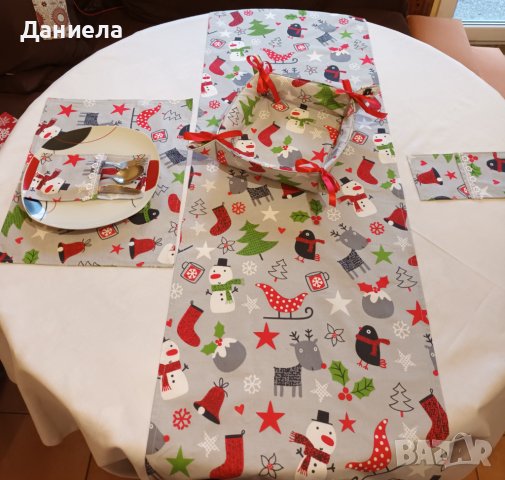 Коледни тишлайфери, покривки, подложки за хранене, снимка 2 - Покривки за маси - 38923544