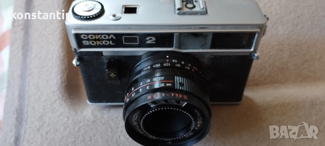 ЛЕНТОВ ФОТОАПАРАТ "СОКОЛ 2" СССР, снимка 2 - Антикварни и старинни предмети - 52524321