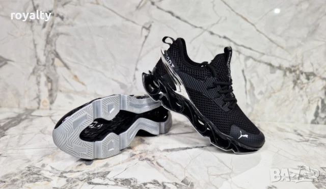 Puma спортни черни мъжки маратонки , снимка 7 - Маратонки - 51149273