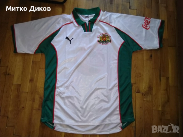 България футболна тениска маркова на Пума 1996г.официална евро 1996г размер Л и М