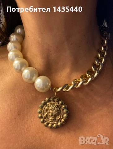 Двойно колие на дизайнерката Анелия Милчева, снимка 10 - Колиета, медальони, синджири - 52395611