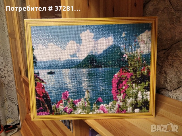 Диамантени гоблени готови изработени размер 30/40см с рамка., снимка 5 - Декорация за дома - 51722026