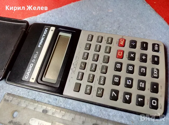 CASIO fx-82LB FRACTION MADE in JAPAN Стар МАРКОВ ОРИГИНАЛЕН МНОГОФУНКЦИОНАЛЕН КАЛКУЛАТОР КАСИО 35974, снимка 5 - Друга електроника - 47655467