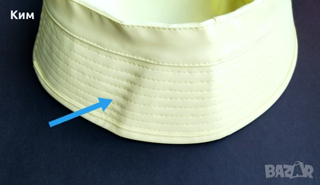 Шапка идиотка RAINS жълта , снимка 6 - Шапки - 50586439