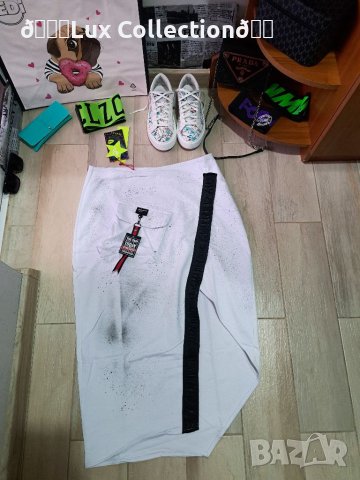 Дамска атрактивна бяла пола, снимка 3 - Поли - 40370981