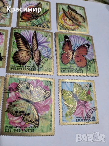 Пощенски марки Бурунди., снимка 5 - Филателия - 51312240