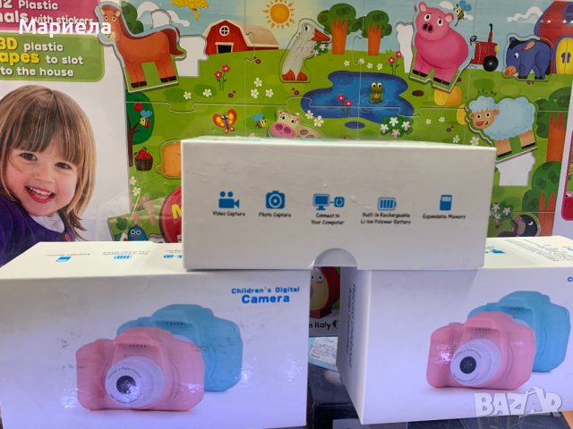 Дигитален Детски фотоапарат / Розов Детски Фотоапарат с Игри, снимка 3 - Други - 44252524