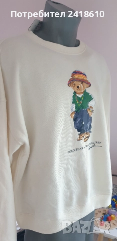 POLO Ralph Lauren Bear Womens Size XL НОВО! ОРИГИНАЛ! Дамски Суичър!, снимка 3 - Суичъри - 51764334