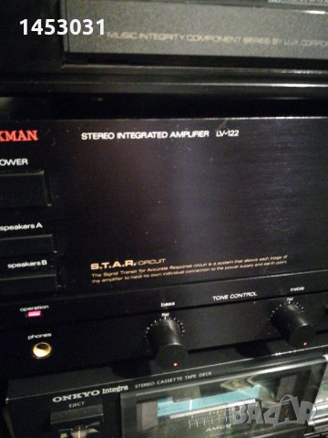  СЕТ от  Усилвател LUXMAN LV 122 Дек K 92  Тунер T 117L, снимка 3 - Аудиосистеми - 35907826