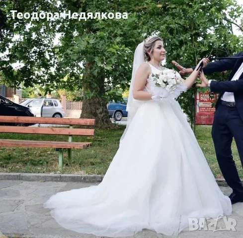 Булчинска рокля , снимка 5 - Рокли - 56351360