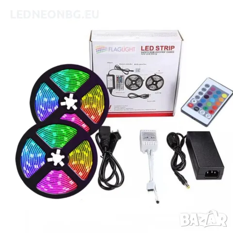 RGB ленти с дитанционно управление ►комплекти 5, 10,15 метра, снимка 5 - Лед осветление - 38327733