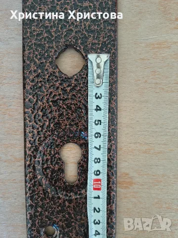 Дръжки за секретна брава Locksys с шилд шагрен, 72 мм, Classic 5001 no, снимка 6 - Входни врати - 56213181