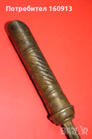 Османски балкански дозатор за барут за кремъчни капсулни пушки пищови., снимка 8 - Антикварни и старинни предмети - 51121463