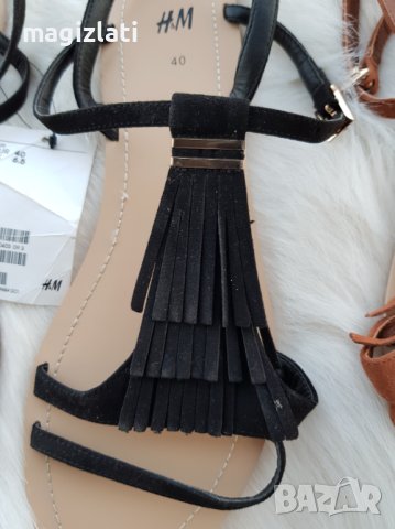 Дамски сандали H&M №40, снимка 4 - Сандали - 41534606