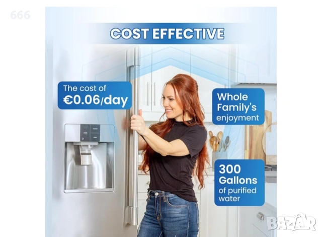 Филтър за вода за хладилници, комплект от 3 броя, Golden Icepure, съвместим със Samsung., снимка 2 - Други стоки за дома - 53168973