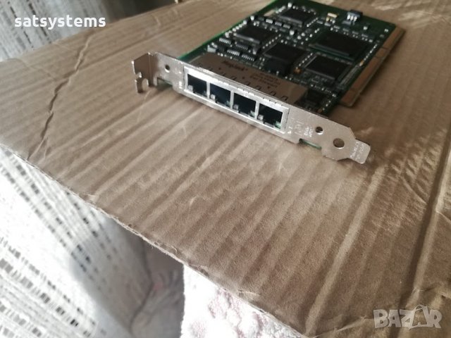 HP 4-Port 100BASE-TX LAN Adapter H0554E-000-B02 PCI-X, снимка 3 - Мрежови адаптери - 34077005