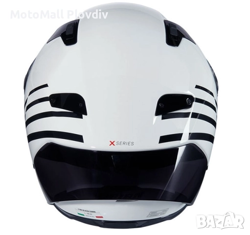Каска Nolan X-804 RS Ultra Carbon Ala 344 White Black - Гланц ECE 22.06, снимка 6 - Аксесоари и консумативи - 51889940