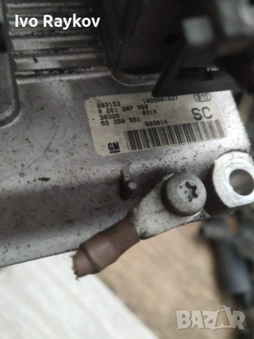 Компютър Opel Corsa C 1.0i 2002г. 0261207960 55350551, снимка 4 - Части - 53670493