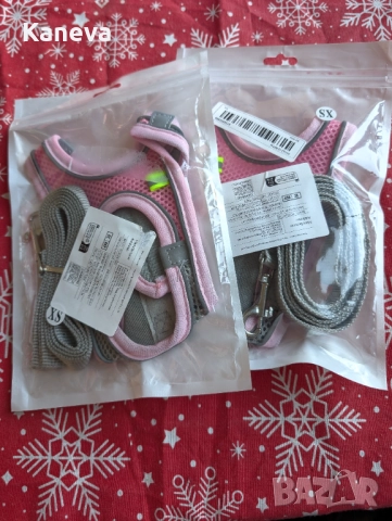 Розов нагръдник за малко куче или котка, снимка 7 - За кучета - 52925723