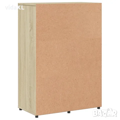 vidaXL Страничен шкаф, дъб сонома, 60x31x84 см, инженерно дърво, снимка 7 - Бюфети - 56148213
