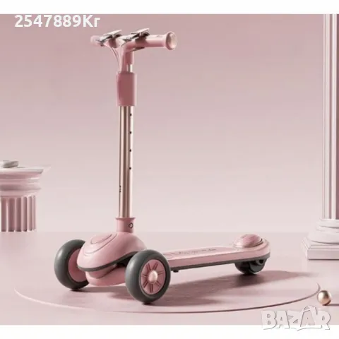 Музикална сгъваема детска тротинетка