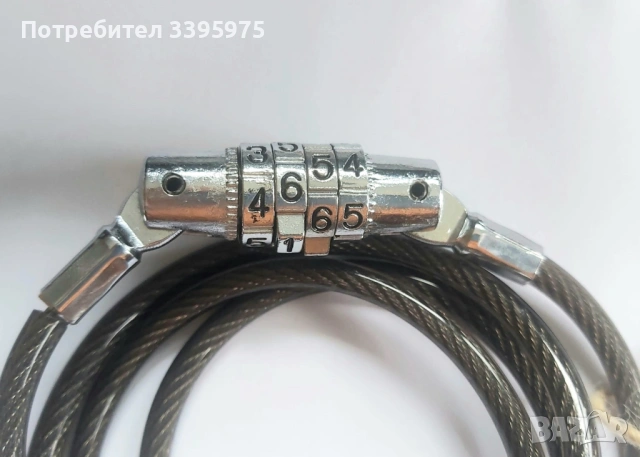 Кабелен катинар за велосипед колело, снимка 2 - Аксесоари за велосипеди - 53630114