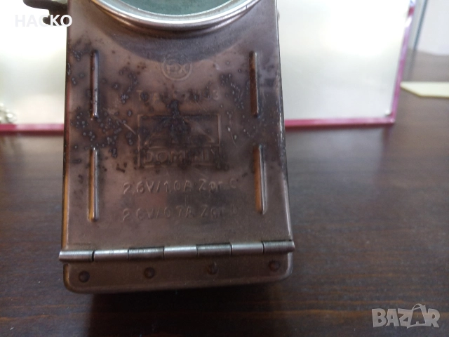 Стара Немска Лампа /прожектор/ DOMINT АВТЕНТИЧНА,НЕ ОТВАРЯНА Внос от Германия , снимка 3 - Антикварни и старинни предмети - 52637131