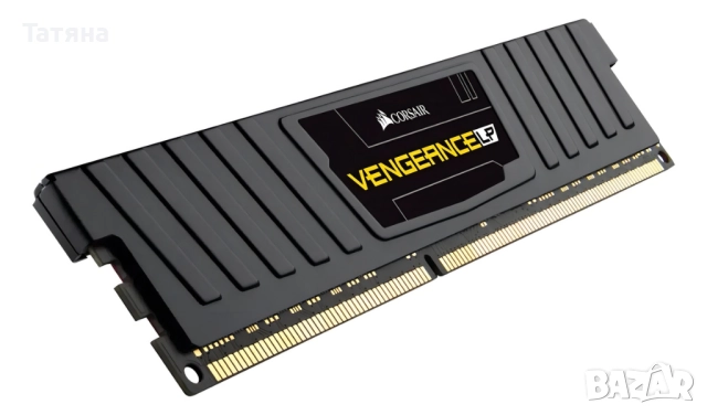 РАМ памет Corsair Vengeance Low Profile 4GB, DIMM, DDR3, 1600MHz, снимка 2 - RAM памет - 52463694