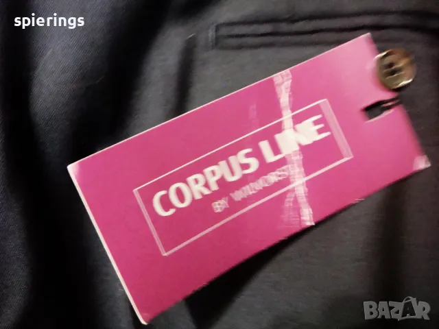 Тъмно син мъжки костюм размер 102 /50 +/, снимка 6 - Костюми - 49866155