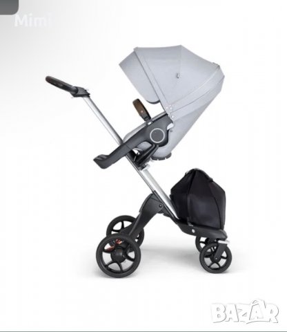 Stokke Xplory® V6 Бебешка количка Silver Grey Melange, снимка 2 - Детски колички - 38979590