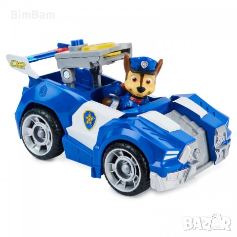 Колата на Чейс Chase Deluxe Vehicle The Movie / Paw Patrol / Пес патрул / ORIGINAL, снимка 3 - Коли, камиони, мотори, писти - 38679530