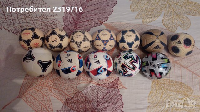 продавам kомплект малки футболни топки адидас adidas eвропейско първенство евро, снимка 2 - Футбол - 44374098