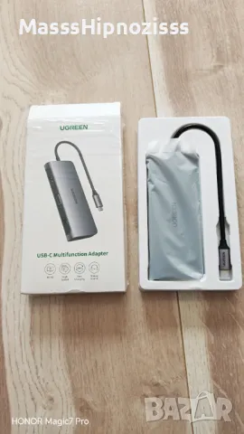 UGREEN USB C Хъб, USB-C 10-в-1 Док с Двоен Монитор 4K HDMI и VGA, 1Gbps Ethernet, 100W PD, 3 USB, снимка 2 - Кабели и адаптери - 49054525