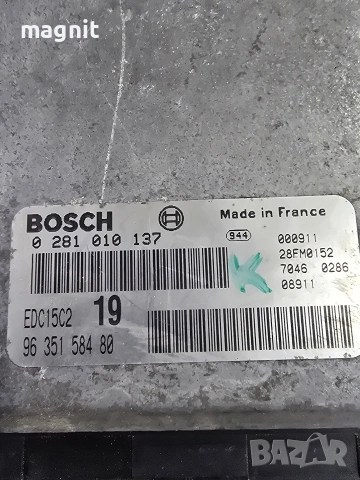 0281010137 ECU компютър Citroen Xsara Picasso, снимка 2 - Части - 53605399